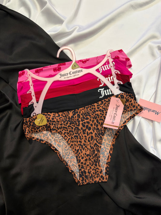 Juicy couture pack of 5 no show panties