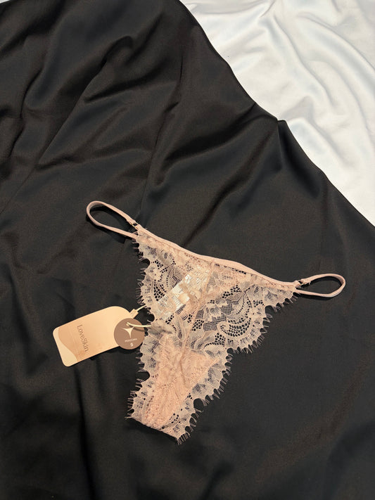 Loveskin lace thong | S