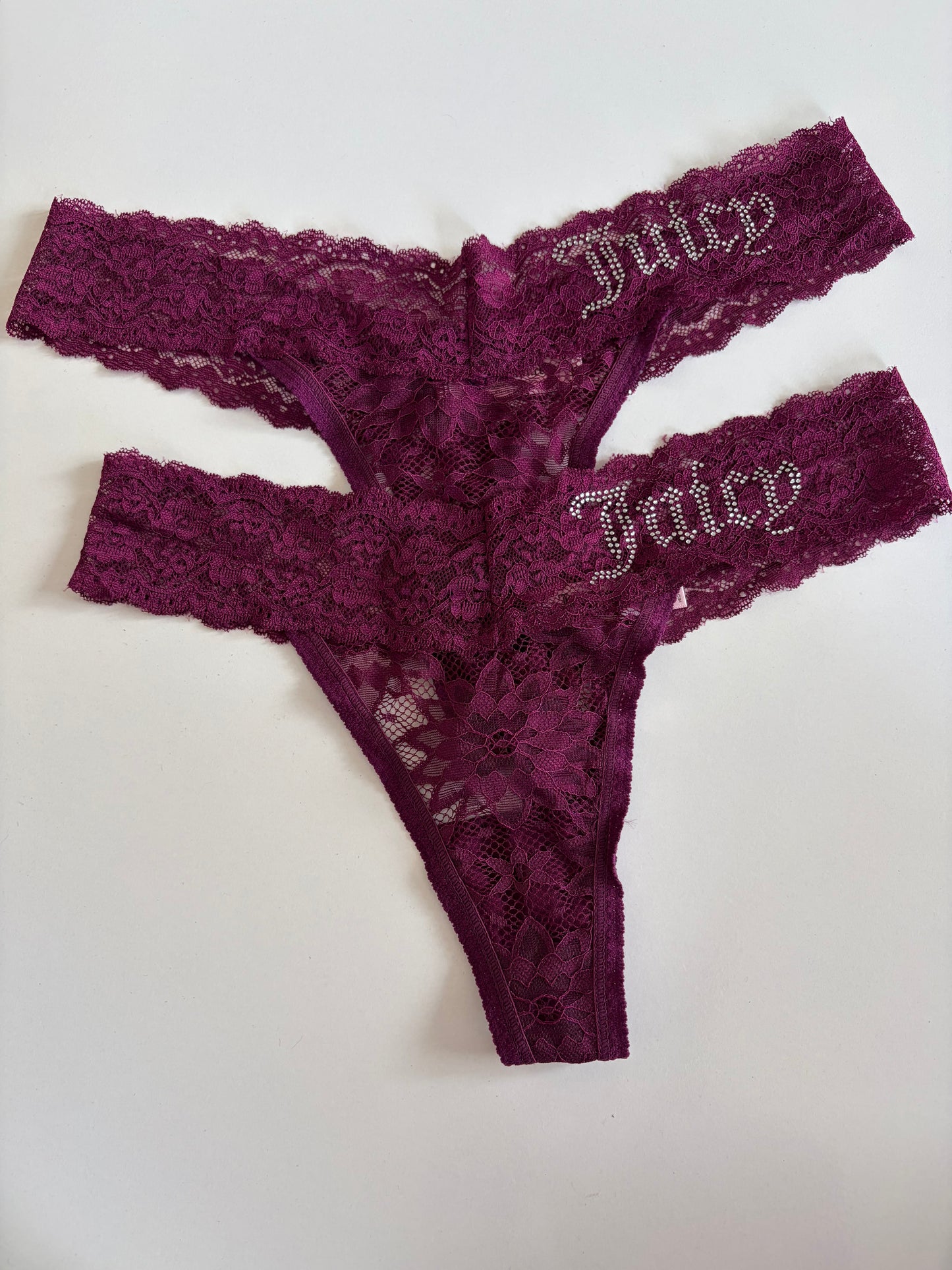 Juicy couture lace thong