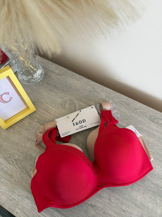 IZOD pack of 2 full figure bras | 38/85 C