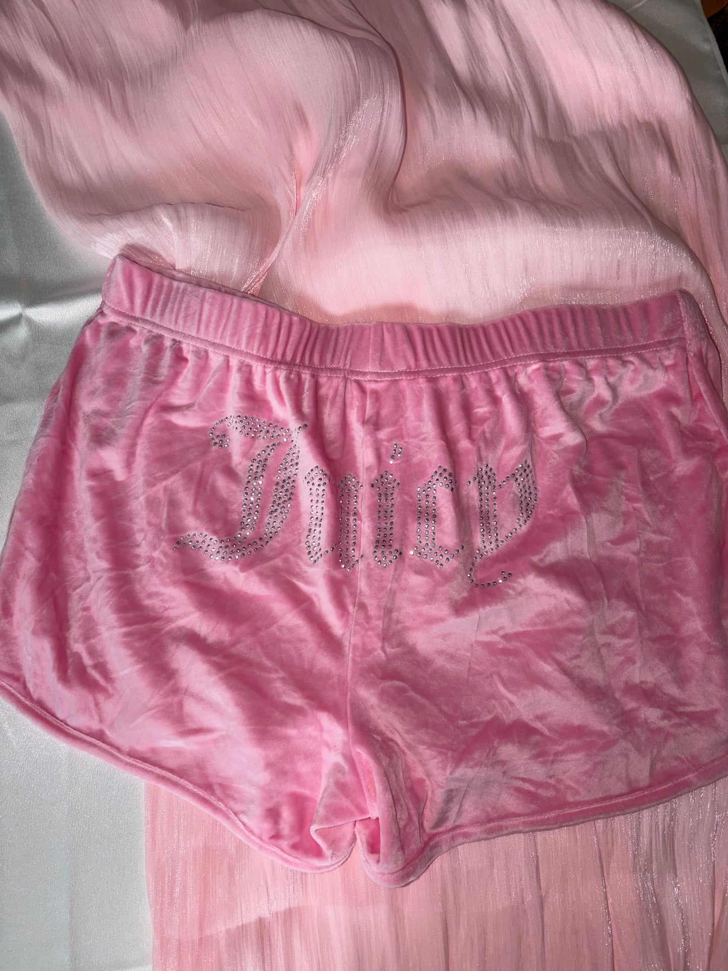 Juicy couture velvet short | XL
