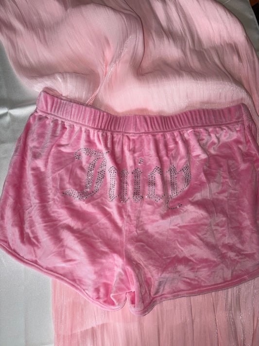 Juicy couture velvet short | XL