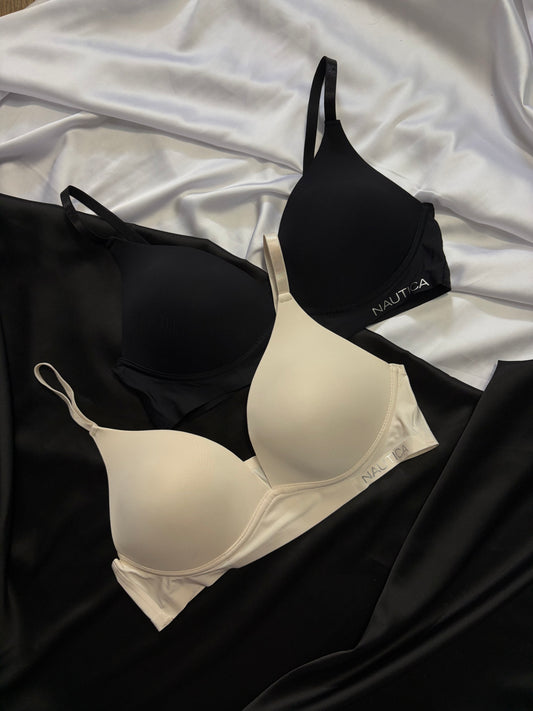Nautica wireless laser cut seamless bralette set | 34/75 B