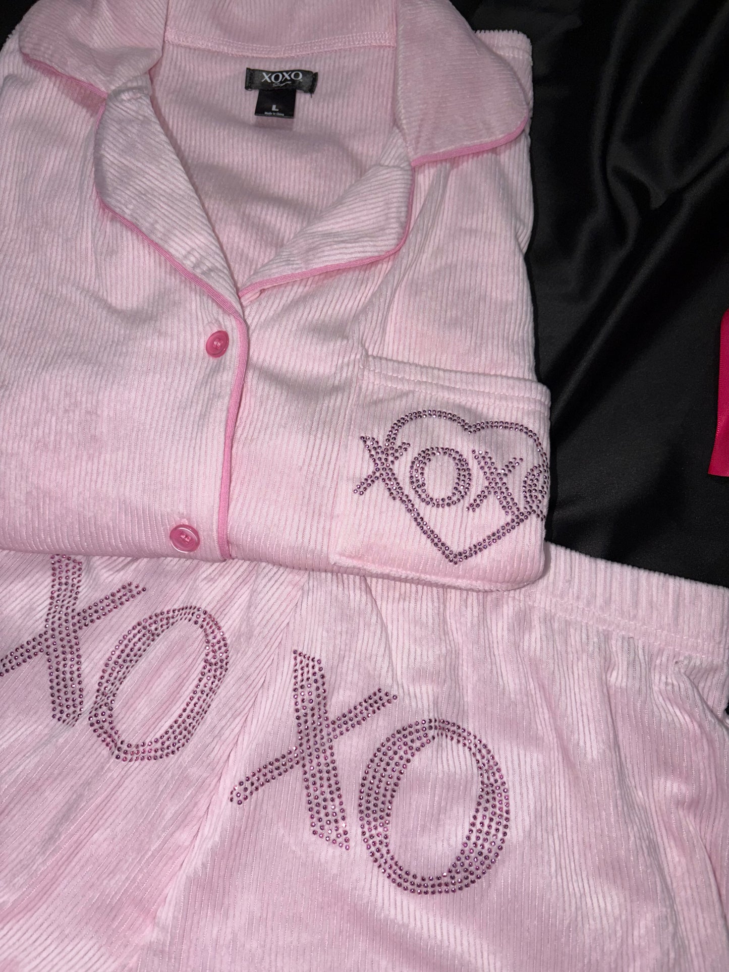 XOXO velvet PJ set | L