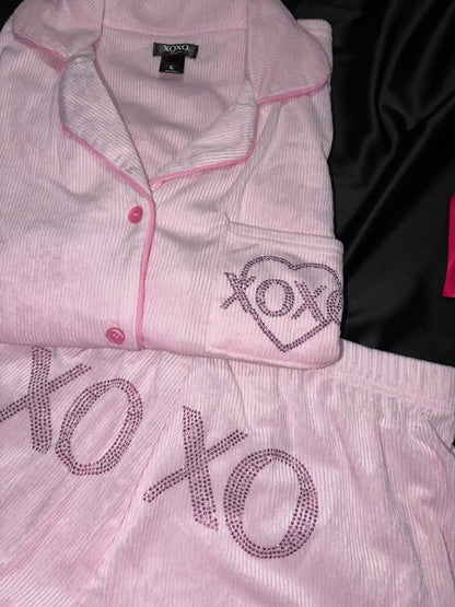 XOXO velvet PJ set | L