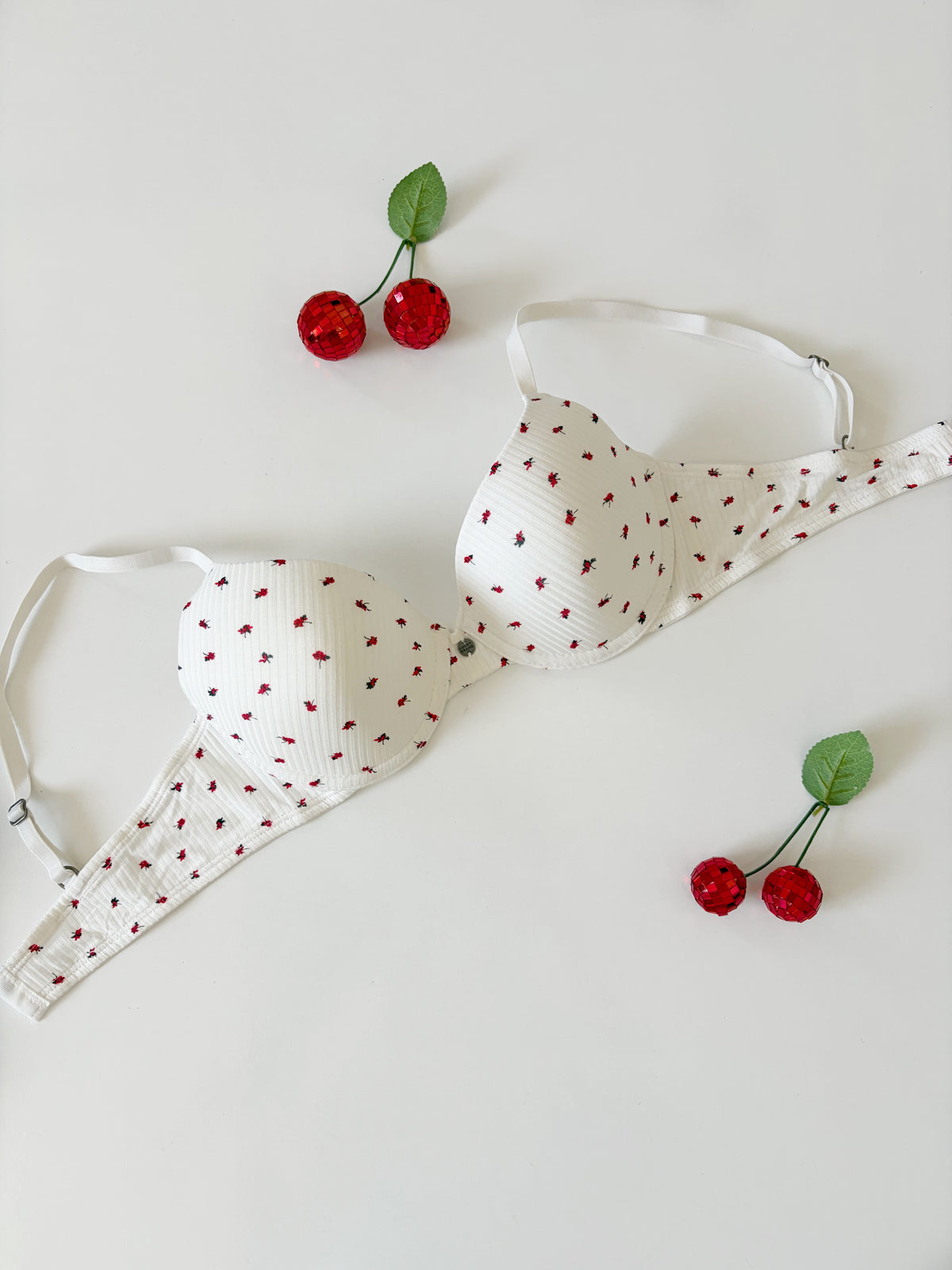 Lucky brand cotton ribbed bra