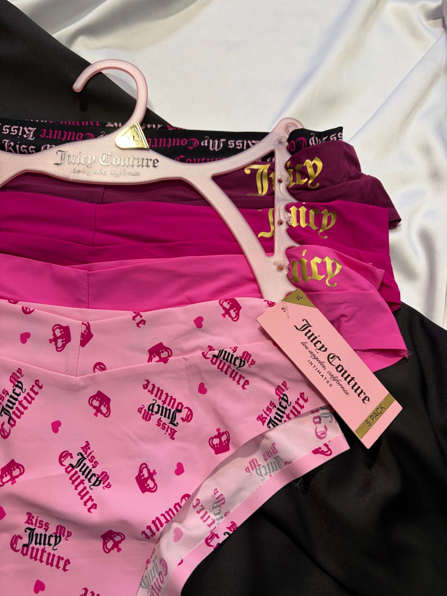 Juicy couture pack of 5 no show panties