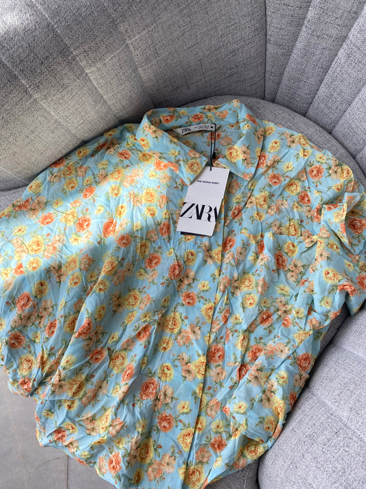Zara crop shirt | S