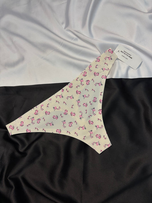 Tilly seamless laser cut thongs