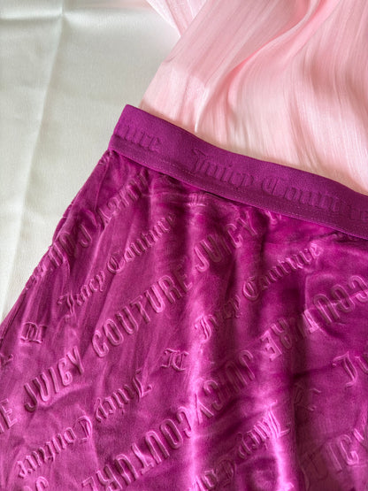 Juicy couture velvet short | L & XL
