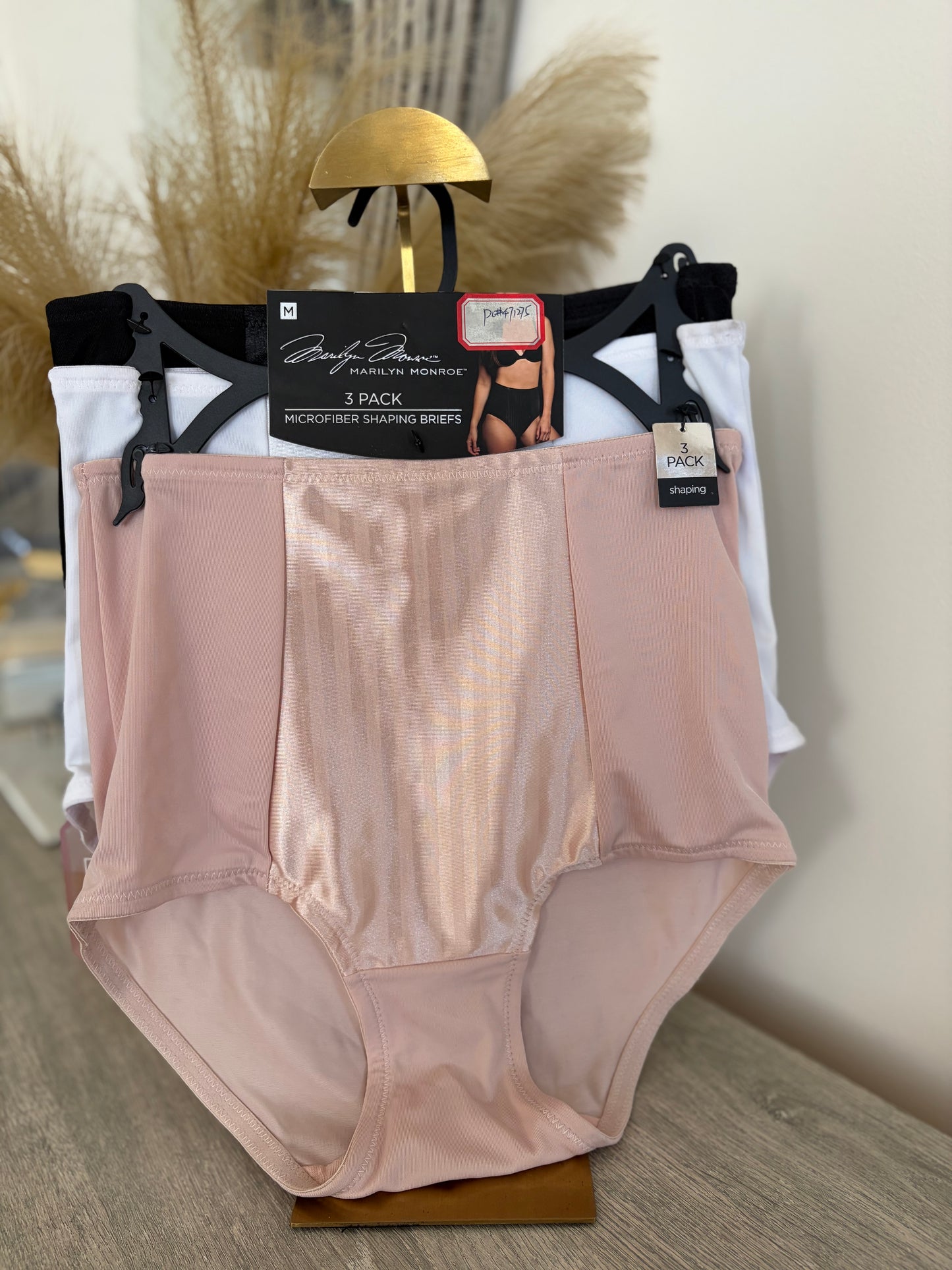 Marilyn monroe pack of 3 high waisted shaping panties | M