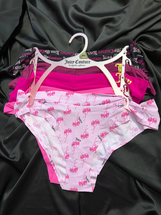 Juicy couture pack of 5 now show panties | XL