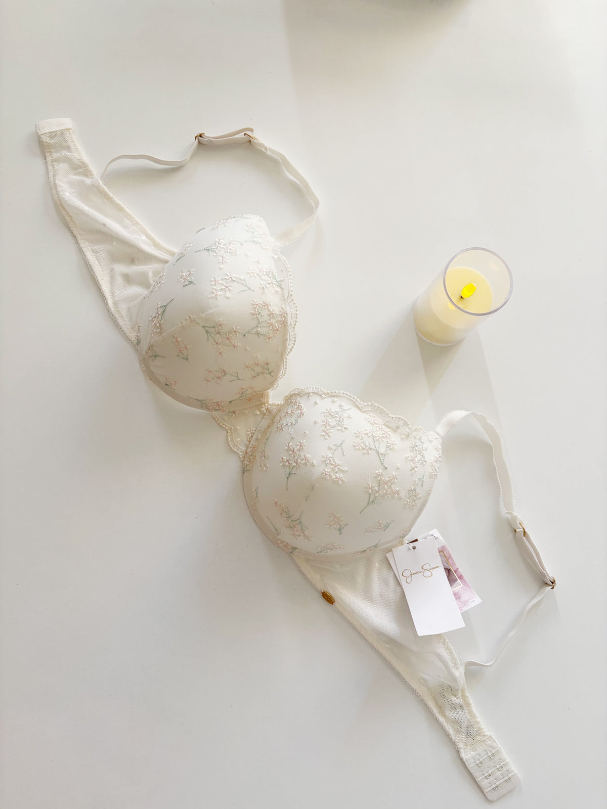 Jessica Simpson floral bra