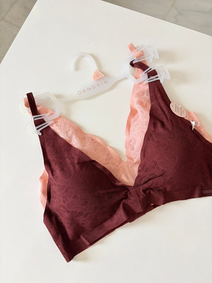Danskin pack of 2 laser cut invisible bralettes