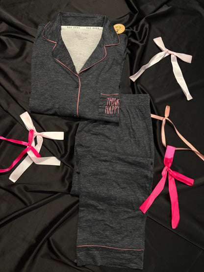 Rae dunn cotton PJ set | L