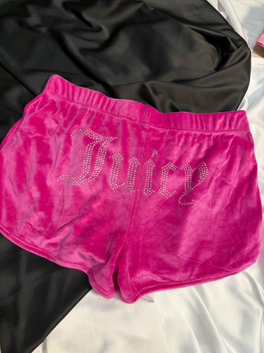Juicy couture velvet short | L & XL