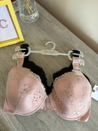 Jessica Simpson pack of 2 feminine bras | 38/85 C