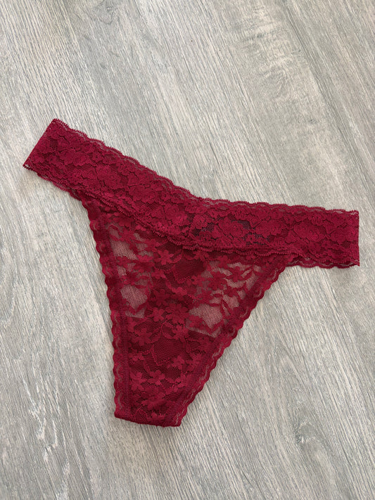 Snocks lace thong | S