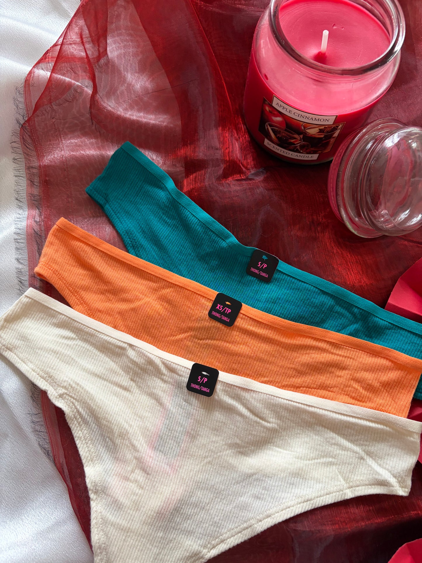 La Senza ribbed cotton thong