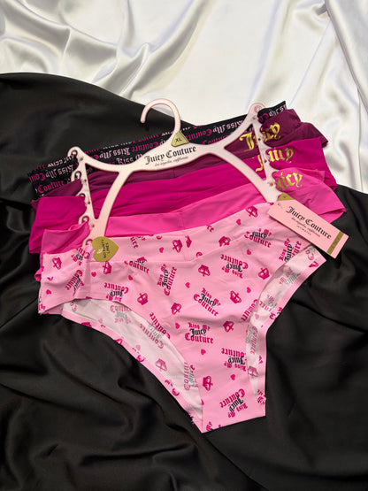 Juicy couture pack of 5 no show panties