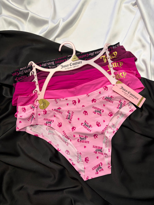 Juicy couture pack of 5 no show panties