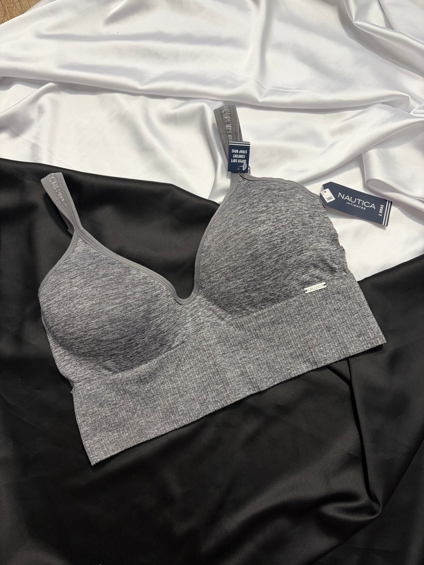 Nautica wire free super soft comfort strap bras