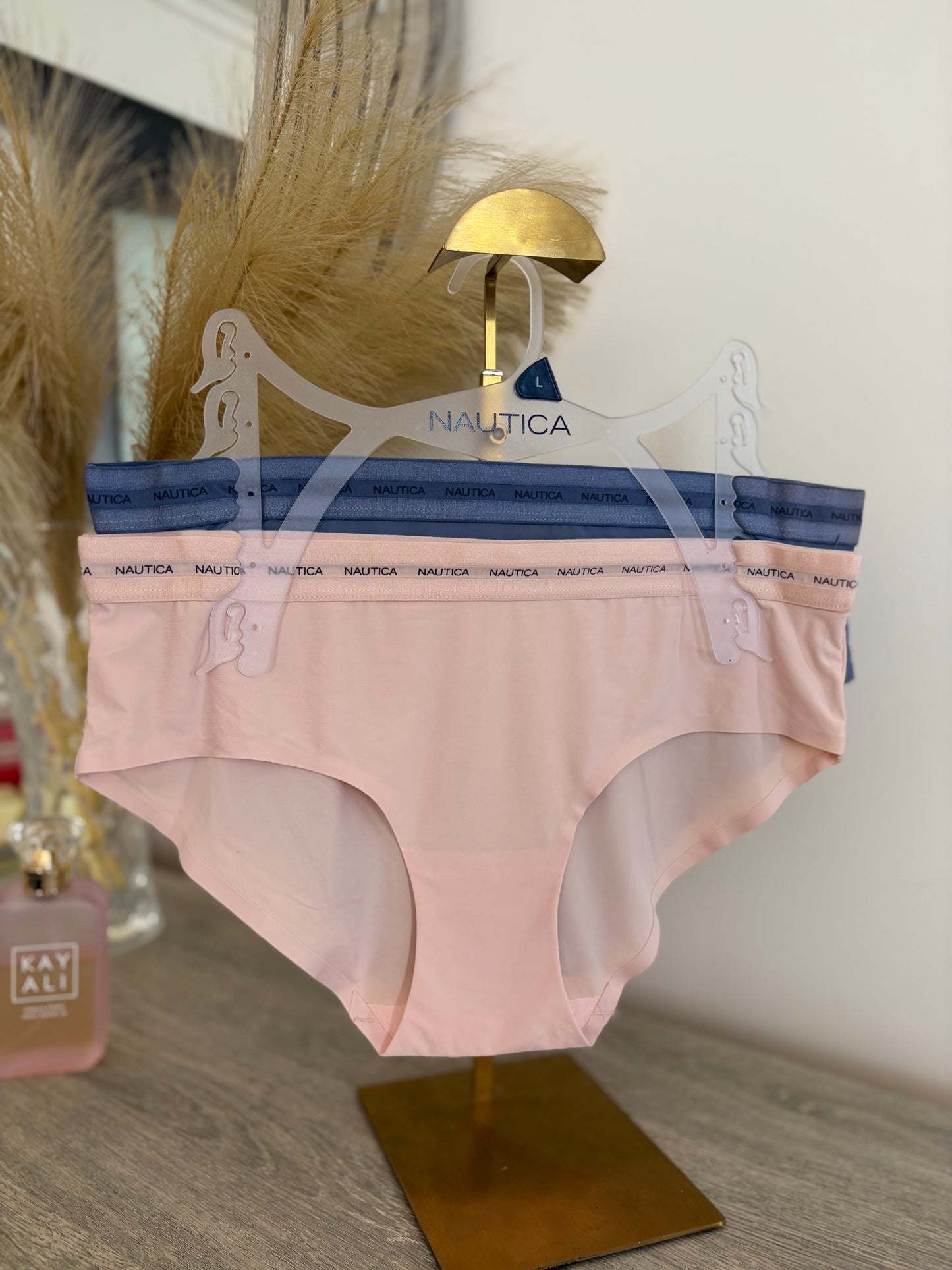 Nautica pack of 2 laser cut panties | L