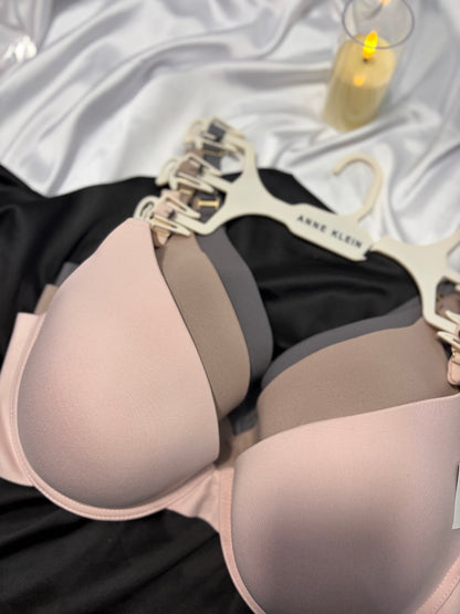 Anne klein pack of 3 laser cut bras