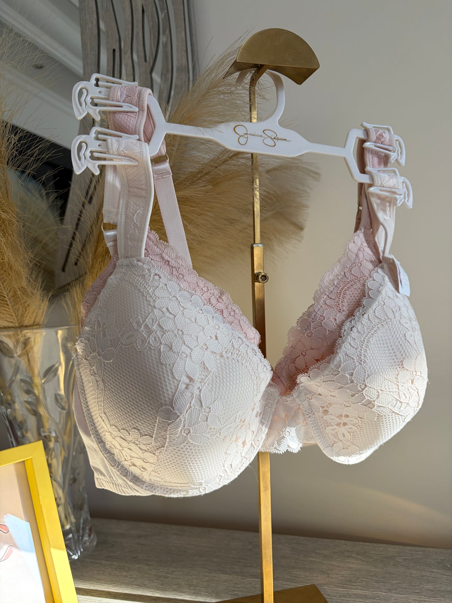Jessica Simpson pack of 2 feminine bras
