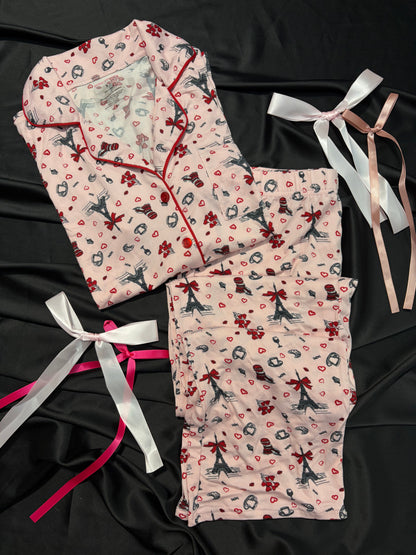 Paris dreams super soft cotton PJ set | S