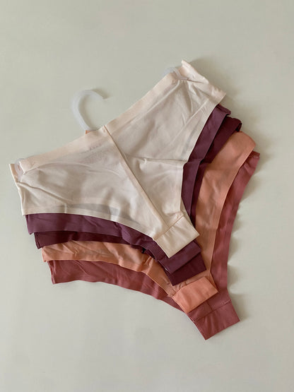 Danskin pack of 5 no show V-front panties