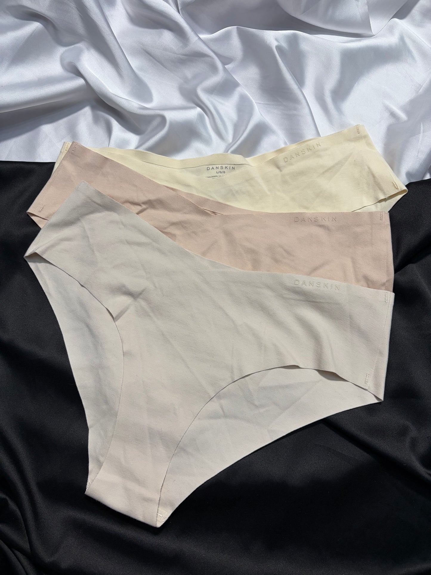 Danskin laser cut cotton pack of 3 | L