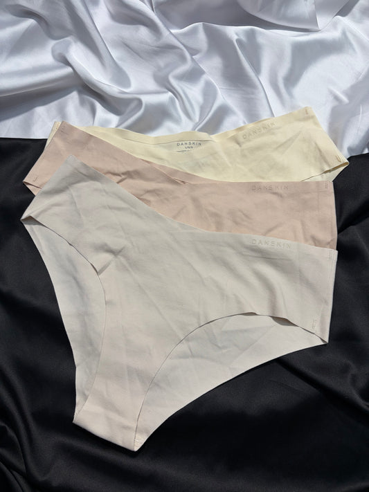 Danskin laser cut cotton pack of 3 | L