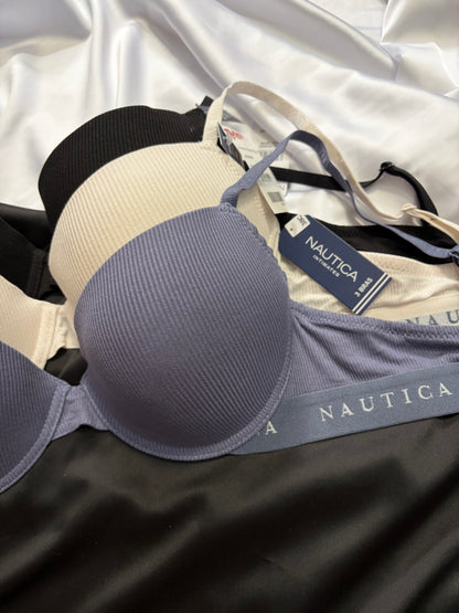 Nautica pack of 3 T-shirt bras | 38/85 C