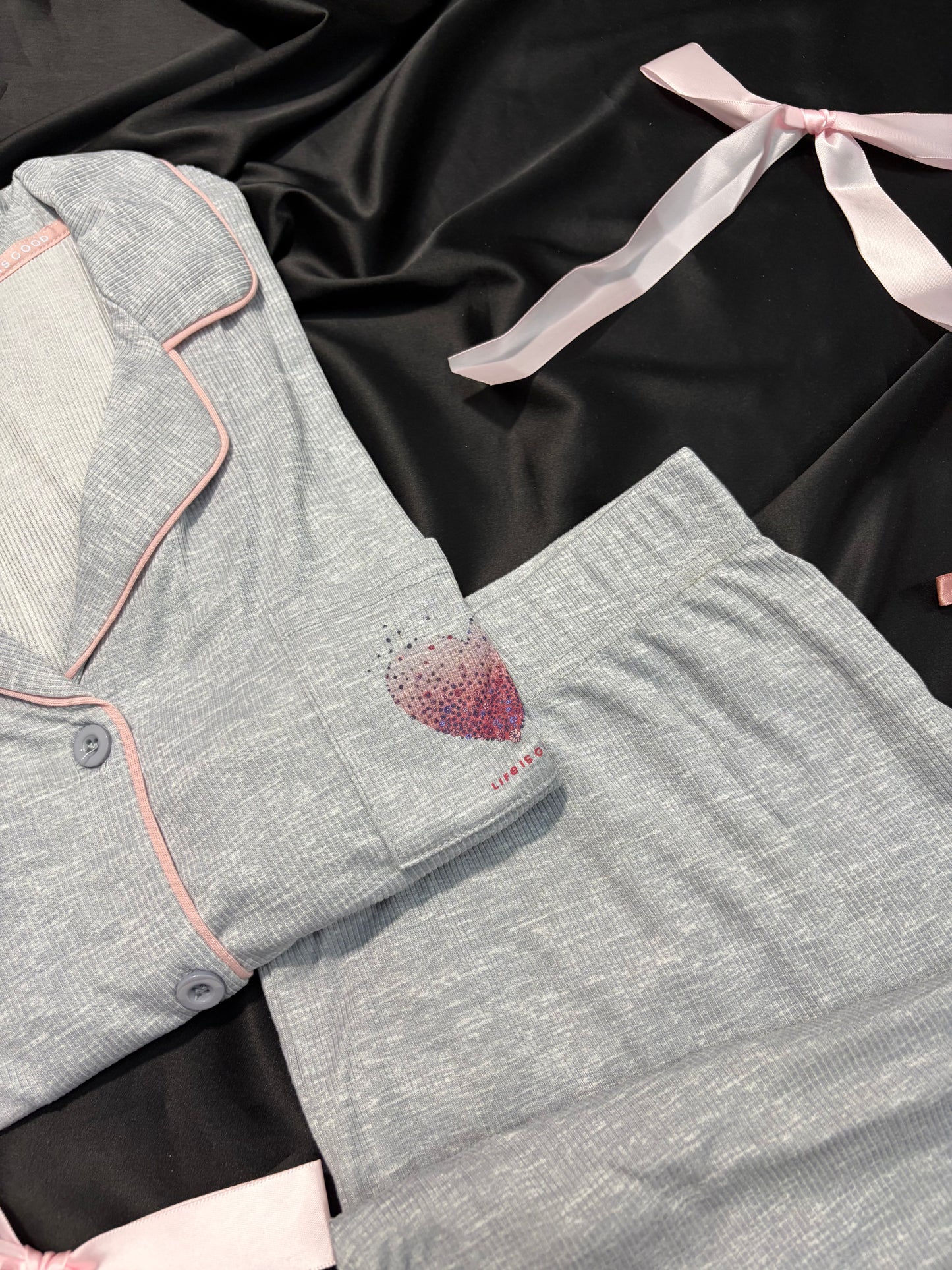 Life is good cotton PJ set | L
