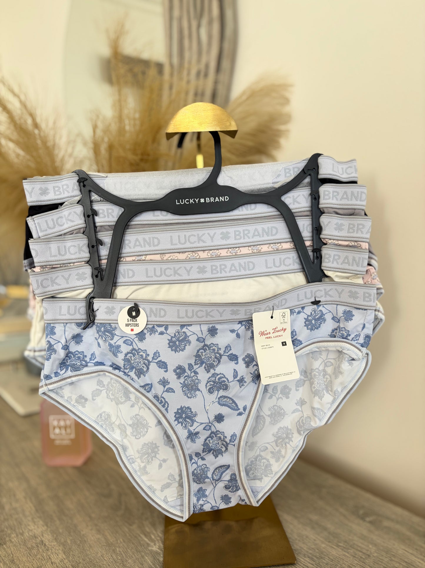 Lucky brand pack of 5 cotton panties | M