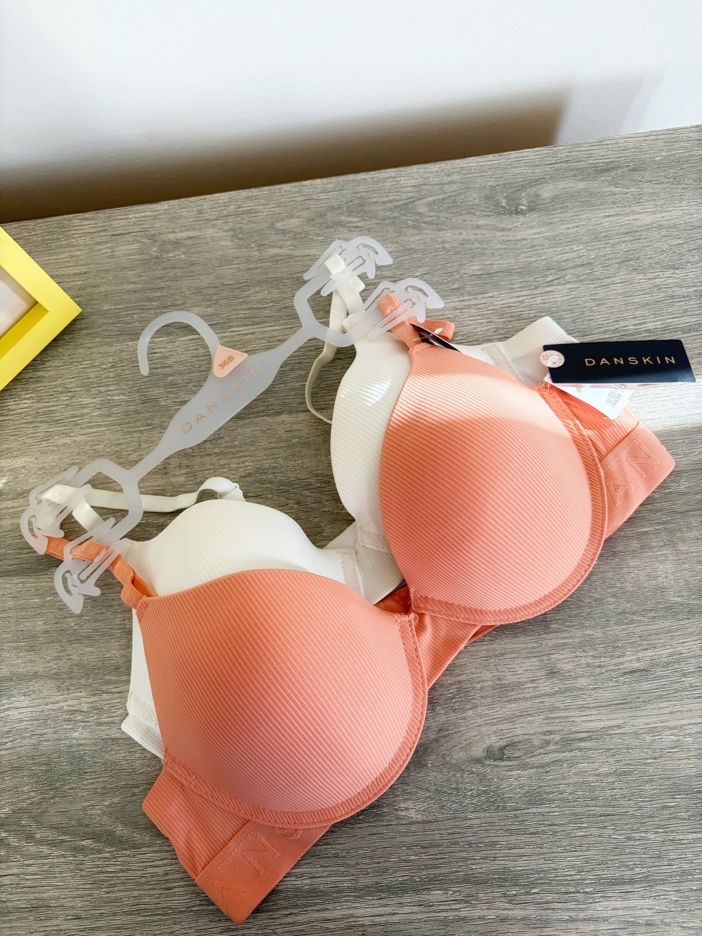 Danskin pack of 2 ribbed light push up bras