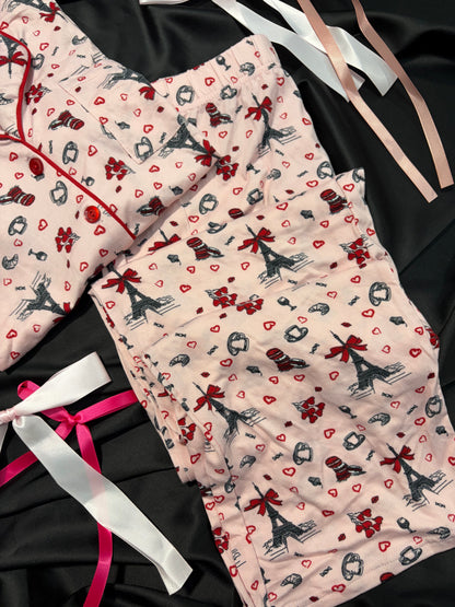 Paris dreams super soft cotton PJ set | S