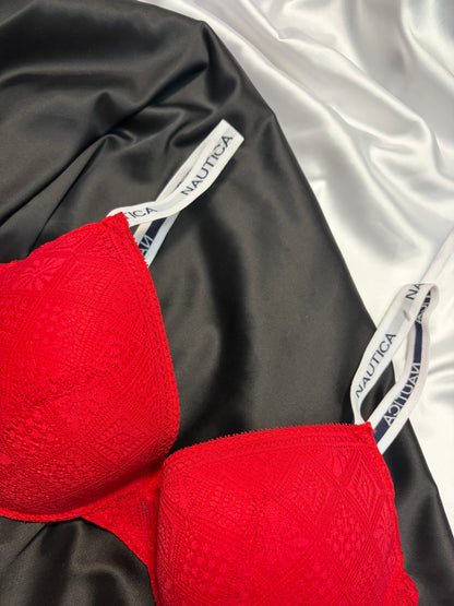 Nautica red lace bra| 38/85 C