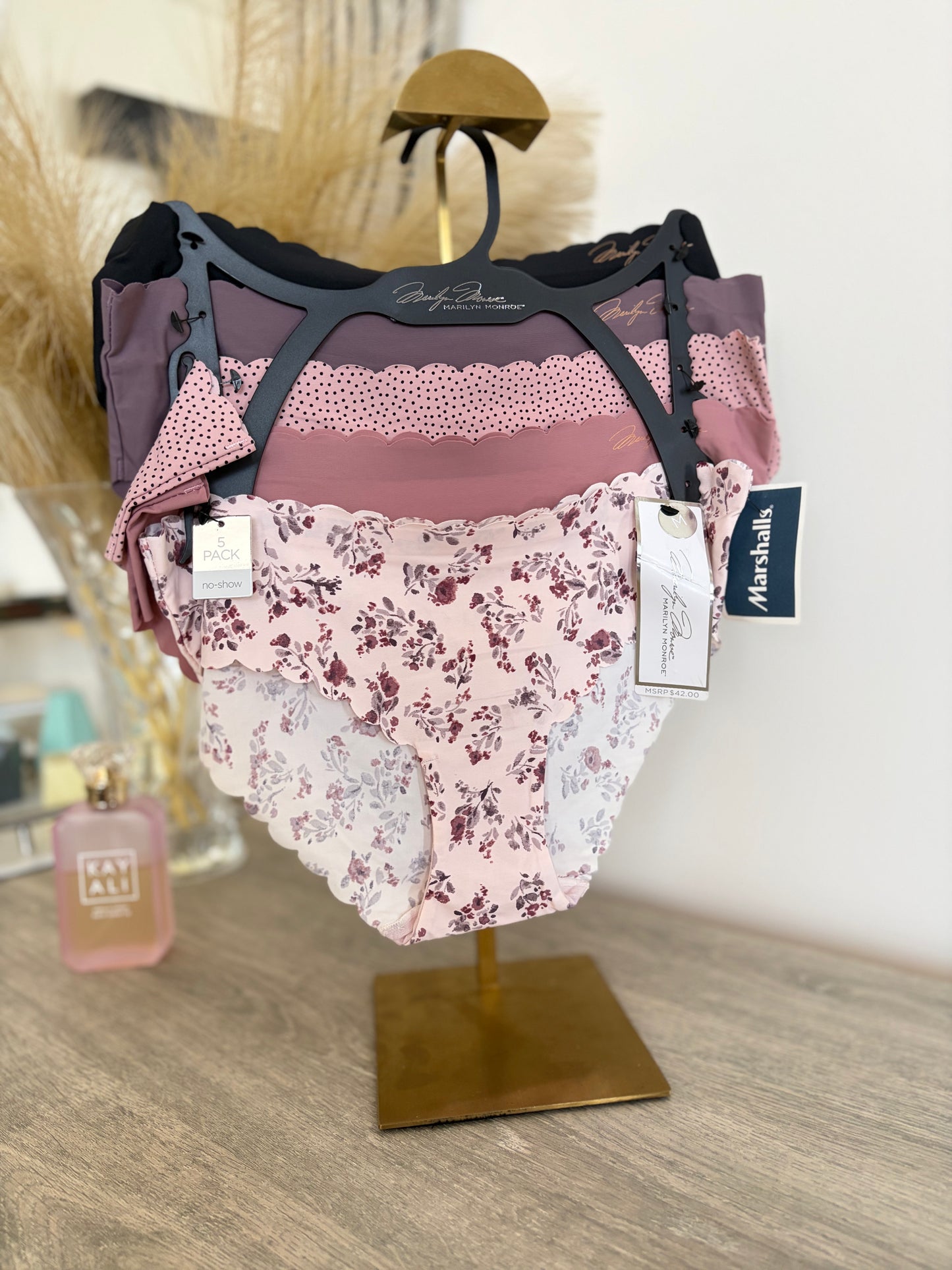Marilyn monroe pack of 5 laser cut seamless panties | M