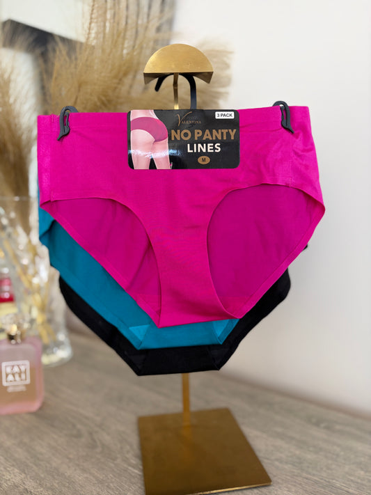Prima valentina pack of 3 laser cut panties | M