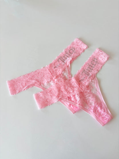 Juicy couture lace thong