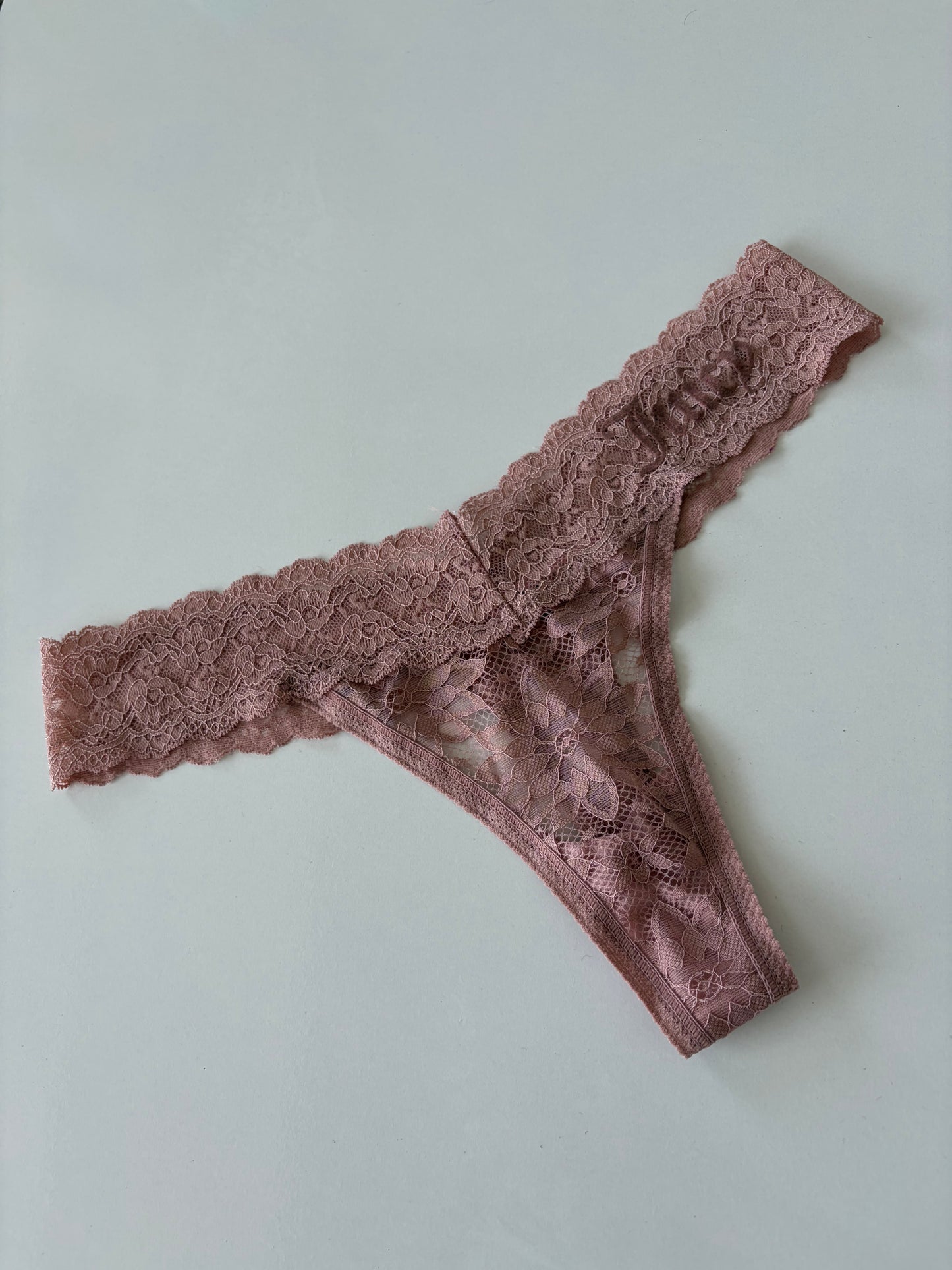 Juicy couture lace thong velvet print | L
