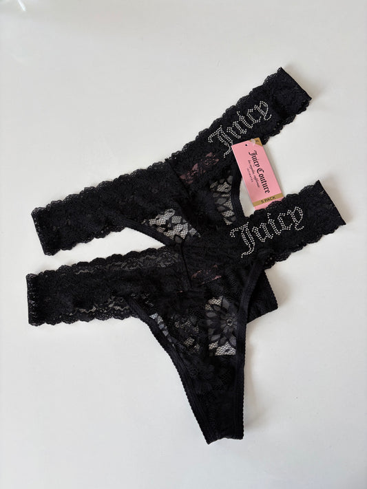 Juicy couture lace thong