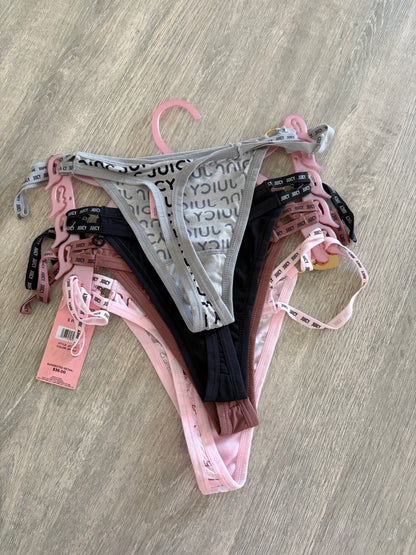 Juicy couture pack of 4 thongs | L