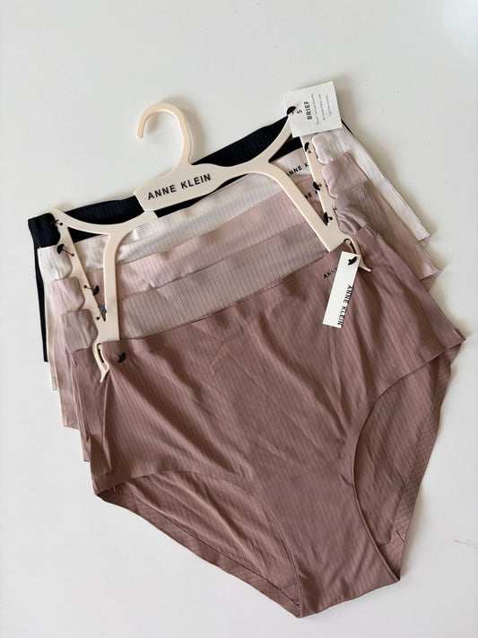 Anne klein pack of 5 high waist laser cut panties