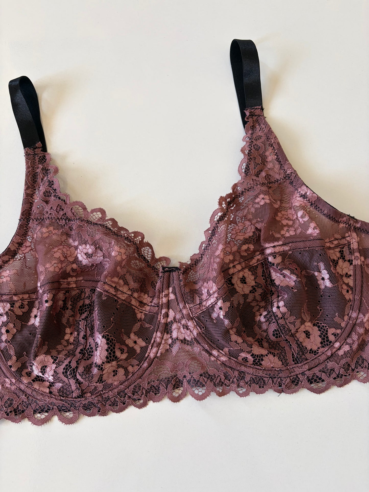 Lace unlined bra