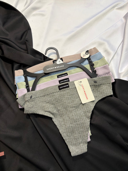 Lucky brand pack of 5 thongs