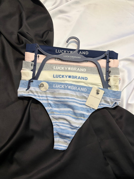 Lucky brand pack of 5 thongs | S