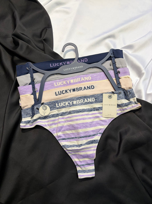 Lucky brand pack of 5 thongs